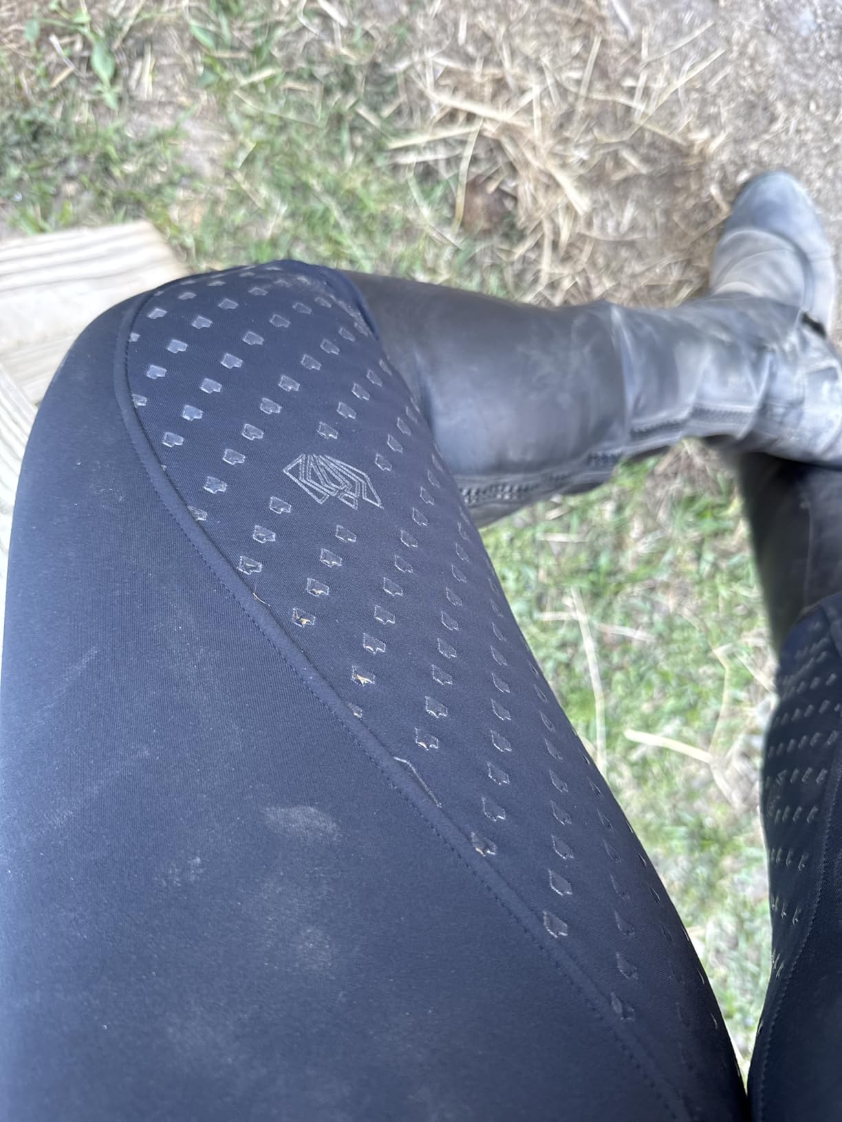 FitsT4 Sports Women's Horse Riding Pants Full Seat Equestrian Breeches High Waist Horseback Riding Tights with Pockets customer photo 1