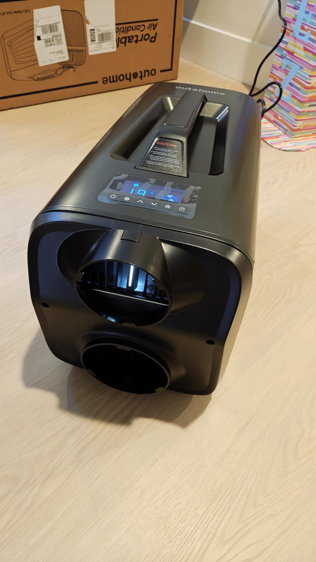 BAYKUL Portable Tent Air Conditioners,6800 BTU Heating, 7500 BTU Cooling, Heating 6-in-1 Portable Air Conditioner, Compact Design, Outdoor or Indoor Use, Picnics, Truck, RV, Van Parking Cooling customer photo 1