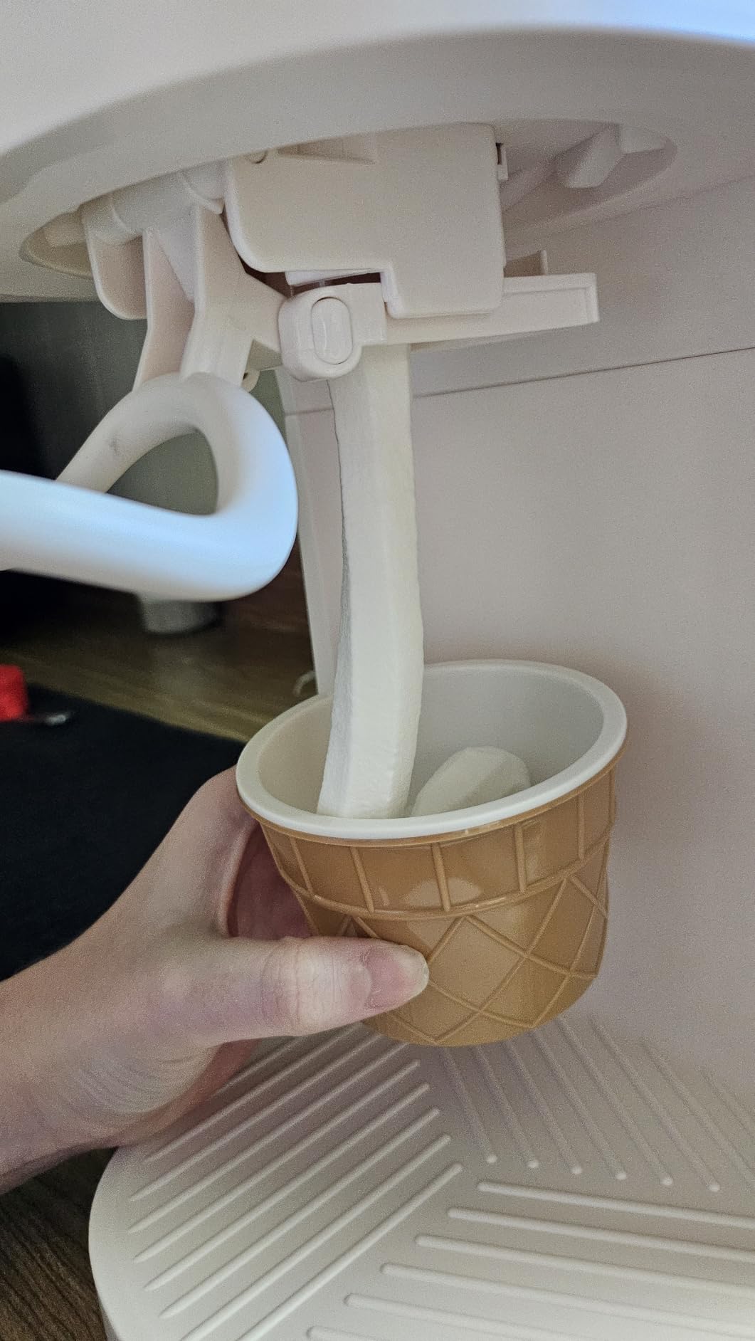 Dash Soft Serve Ice Cream Machine - Frozen Dessert Machine for Soft Serve, Froyo, Sorbet, and Fruit Whips - Compact Design - Features Double Insulated Freezer Bowl - 1-Pint Capacity customer photo 2