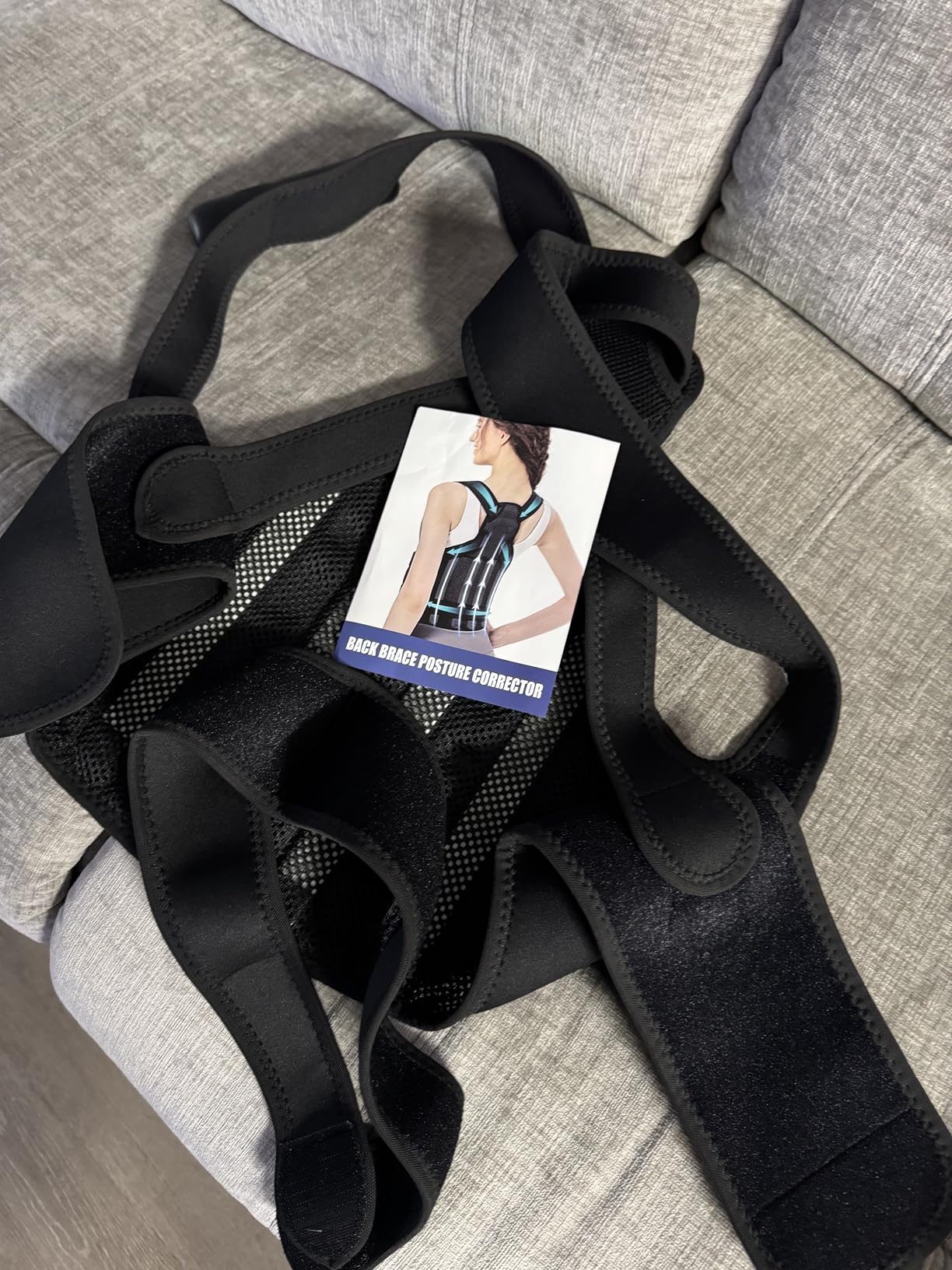 Posture Corrector for Women & Men, Back Brace Straightener with Adjustable Support, Relief for Neck/Shoulder/Back Pain, Scoliosis & Hunchback Correction, Breathable Mesh Design customer photo 2