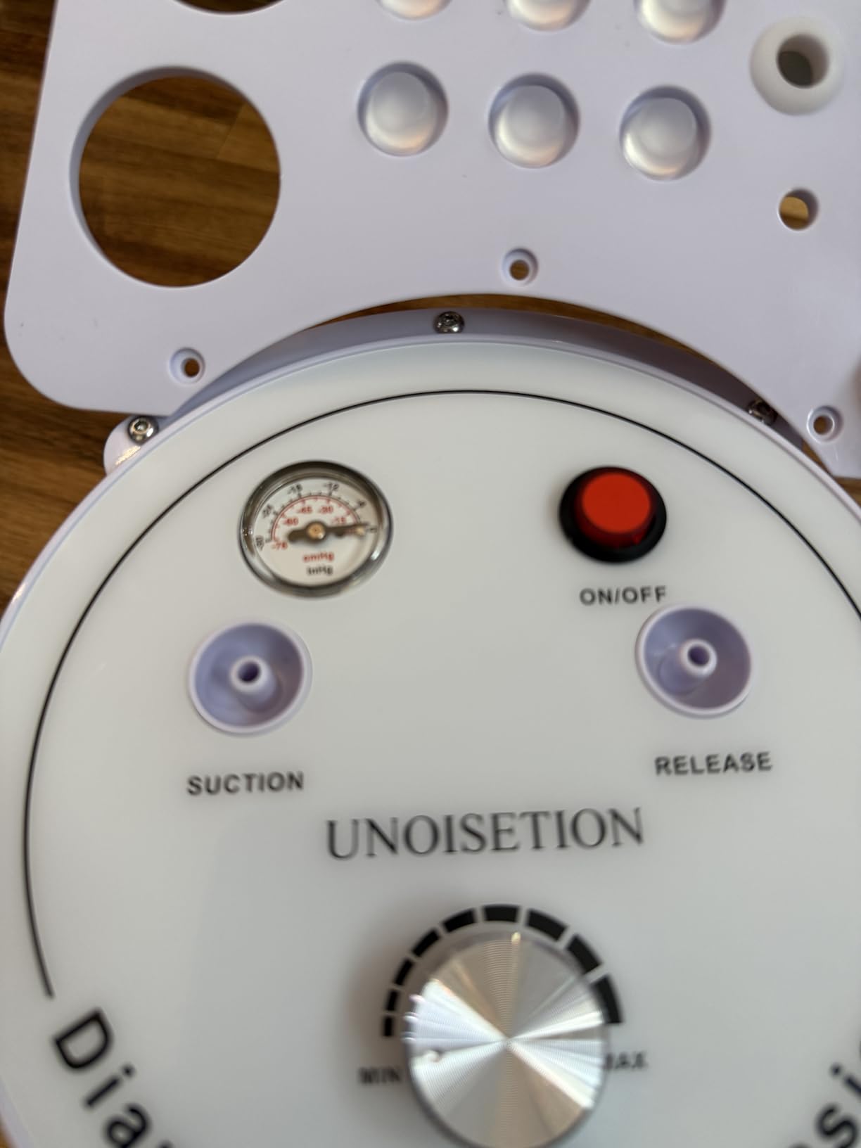 UNOISETION Diamond Microdermabrasion Machine, 0-80Kpa Professional Suction, Durable & Precise Home use Facial Care, Safe & Cost-Effective Salon-Grade Skin Equipment for Busy Womem customer photo 2
