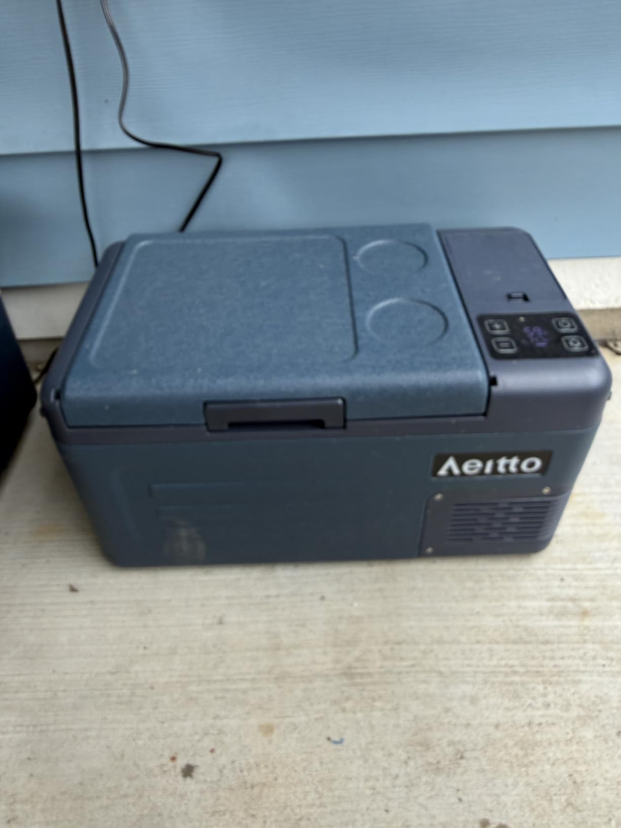 Aeitto 12 Volt Car Refrigerator 20Quart Car Fridge Freezer Electric Cooler Portable Cooler 12V Fridge RV Refrigerator -4℉-68℉ Temp Control 12/24V DC & 100-240V AC for Travel, Camping, RV, Road customer photo 1