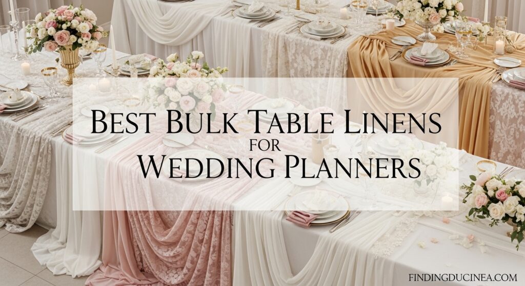 Current image: Best Bulk Table Linens for Wedding Planners