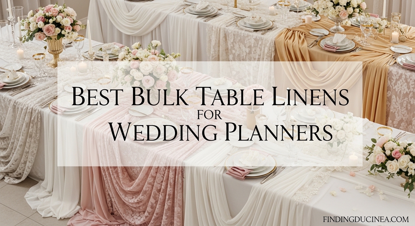 Best Bulk Table Linens for Wedding Planners