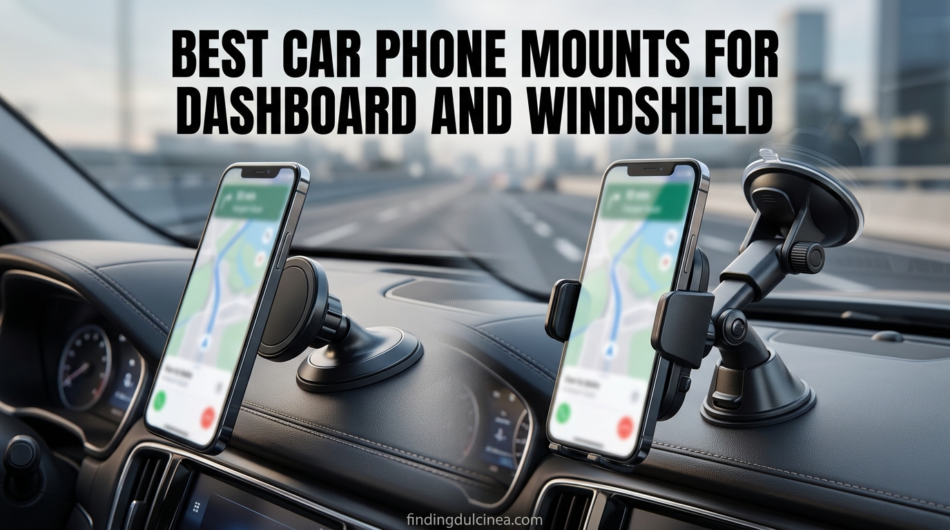 Best Car Phone Mounts for Dashboard and Windshield