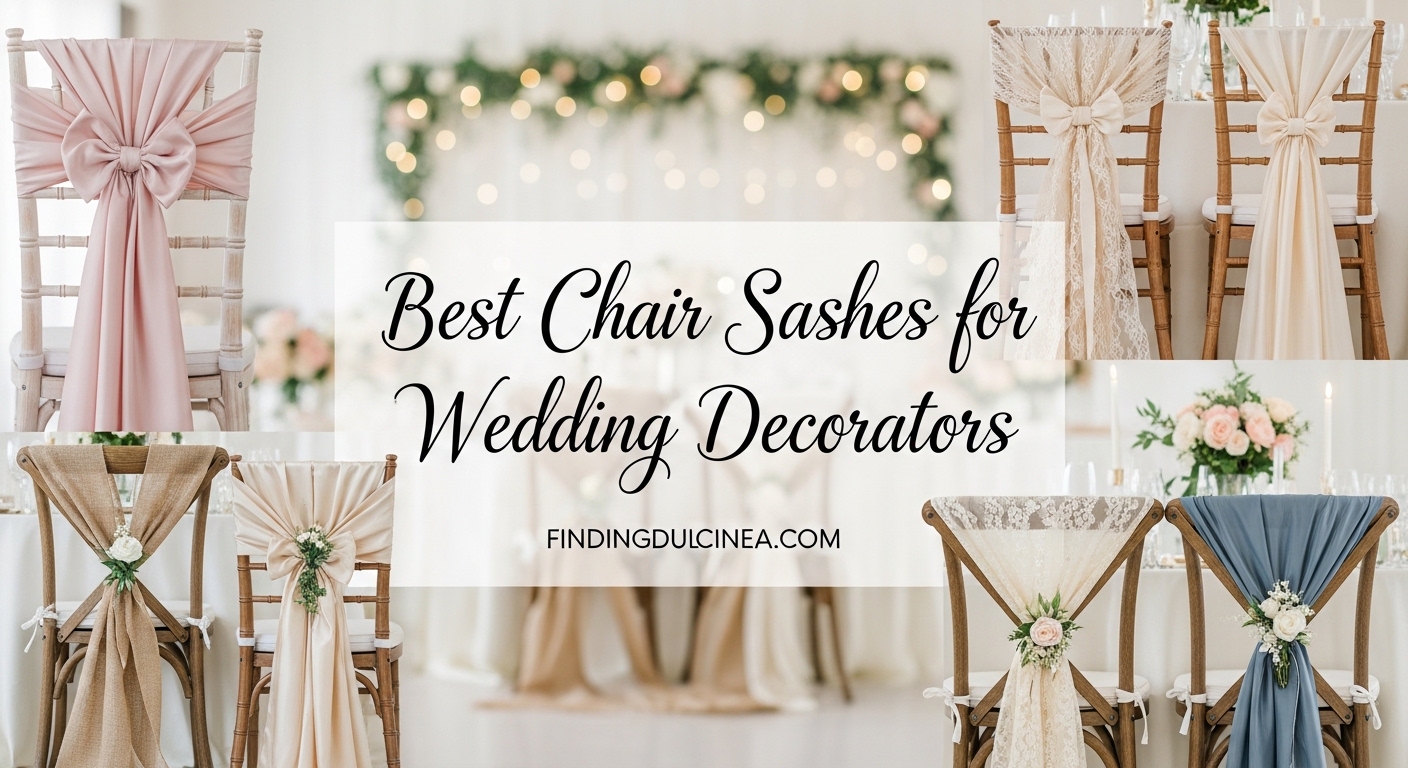 Best Chair Sashes for Wedding Decorators