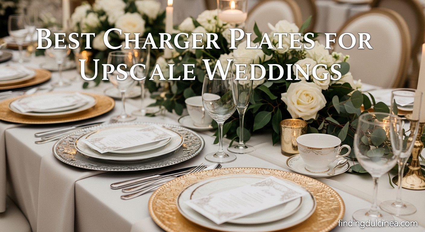 Best Charger Plates for Upscale Weddings