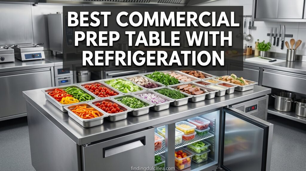Current image: Best Commercial Prep Table with Refrigeration