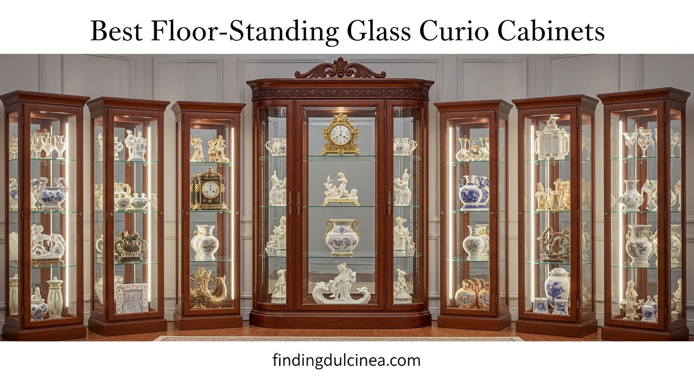 Best Floor-Standing Glass Curio Cabinets