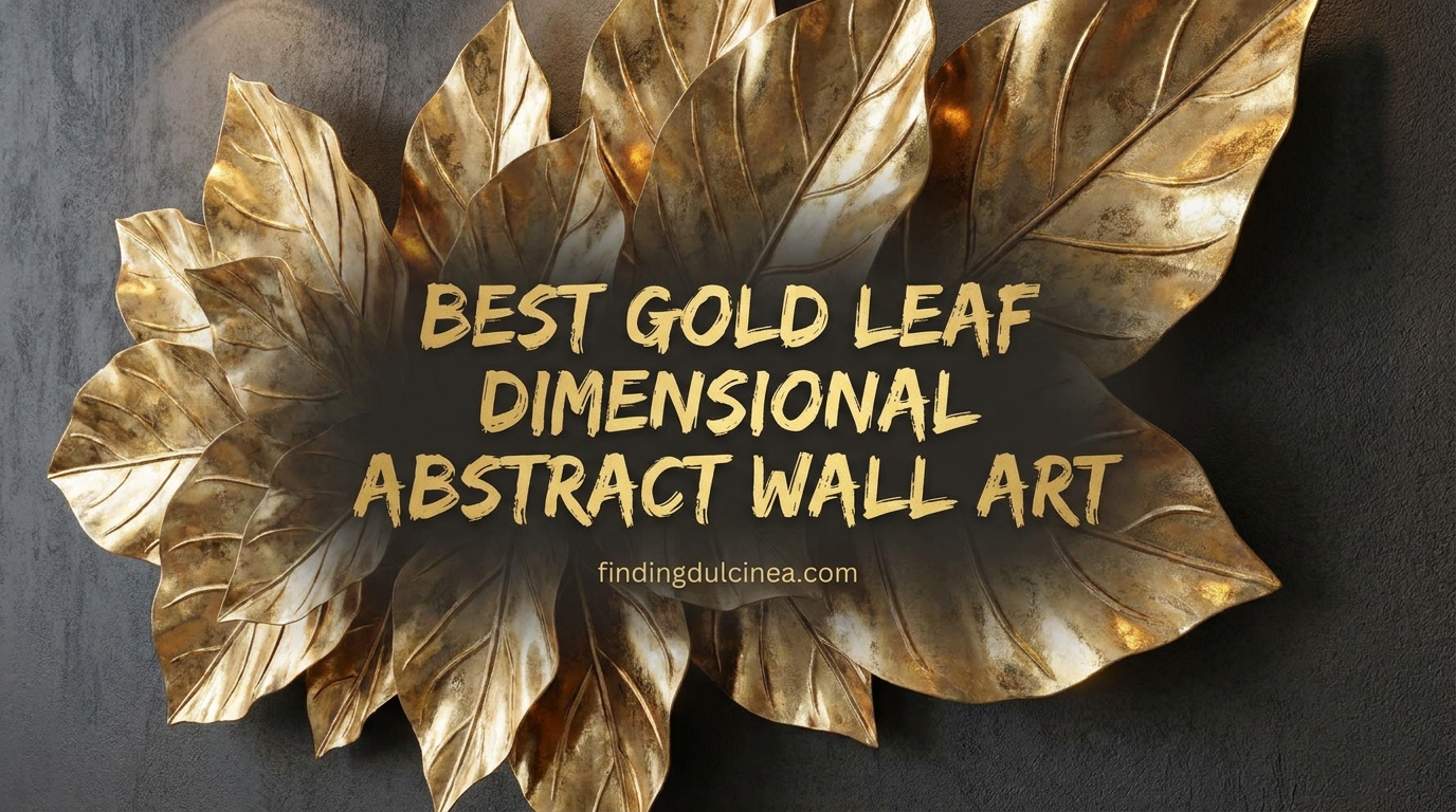 Best Gold Leaf Dimensional Abstract Wall Art