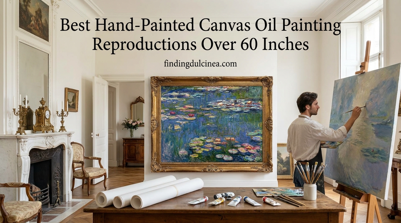 Best Hand-Painted Canvas Oil Painting Reproductions Over 60 Inches