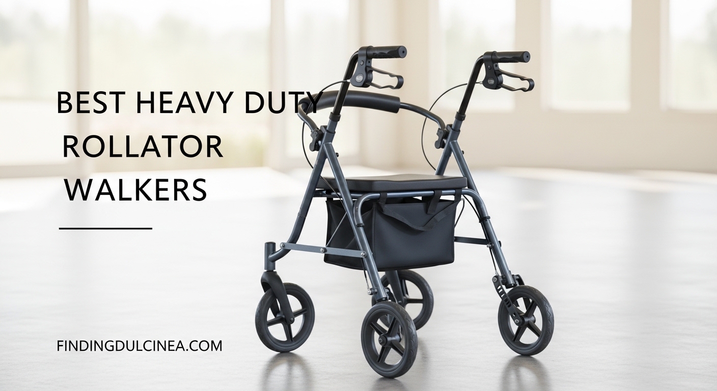 Best Heavy Duty Rollator Walkers