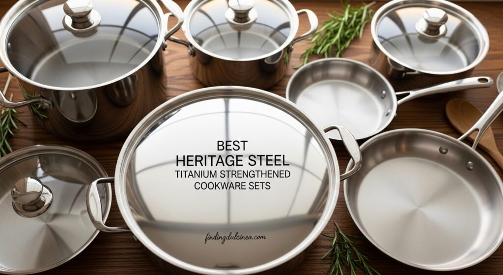 Current image: Best Heritage Steel Titanium Strengthened Cookware Sets
