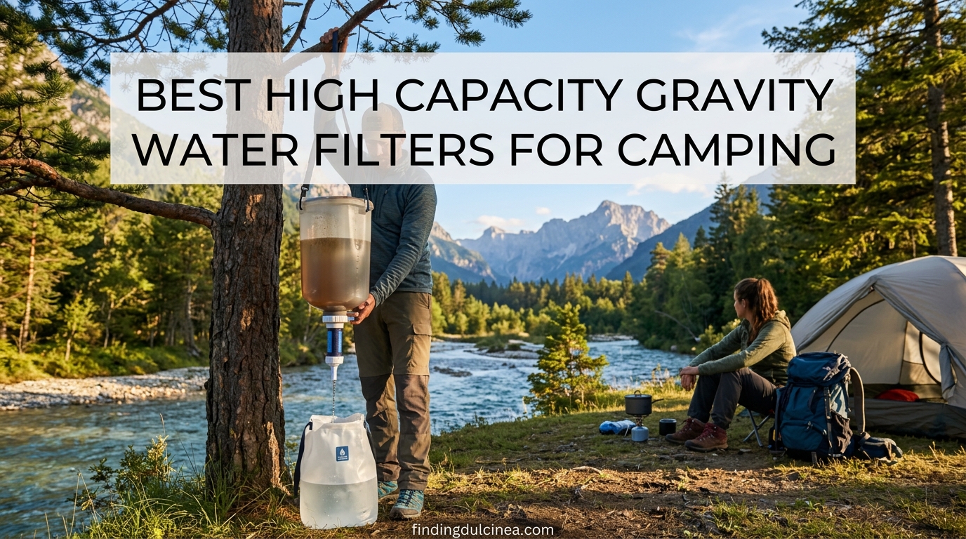 Best High Capacity Gravity Water Filters for Camping