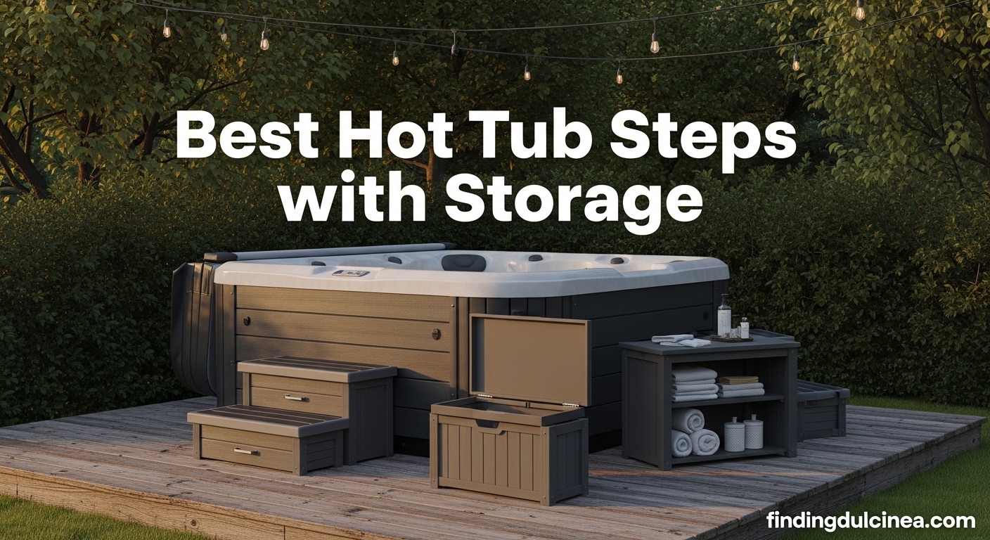 Best Hot Tub Steps with Storage