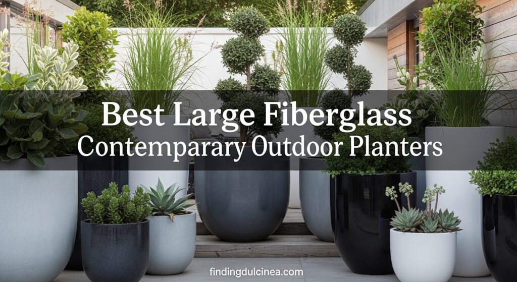 Current image: Best Large Fiberglass Contemporary Outdoor Planters