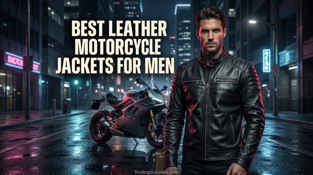 Current image: Best Leather Motorcycle Jackets for Men