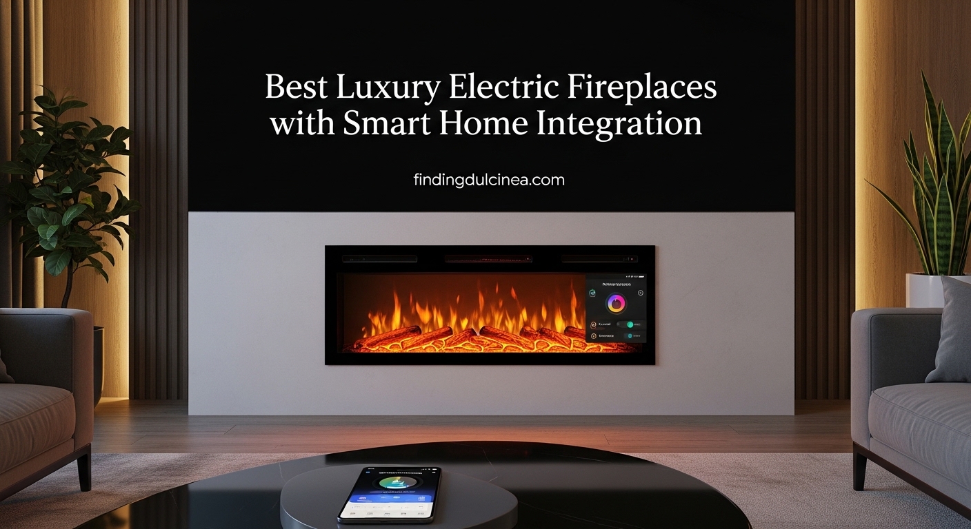 Best Luxury Electric Fireplaces with Smart Home Integration