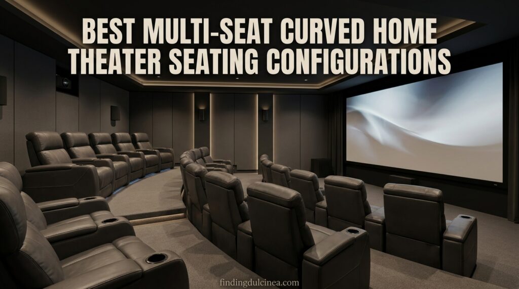 Current image: Best Multi-Seat Curved Home Theater Seating Configurations