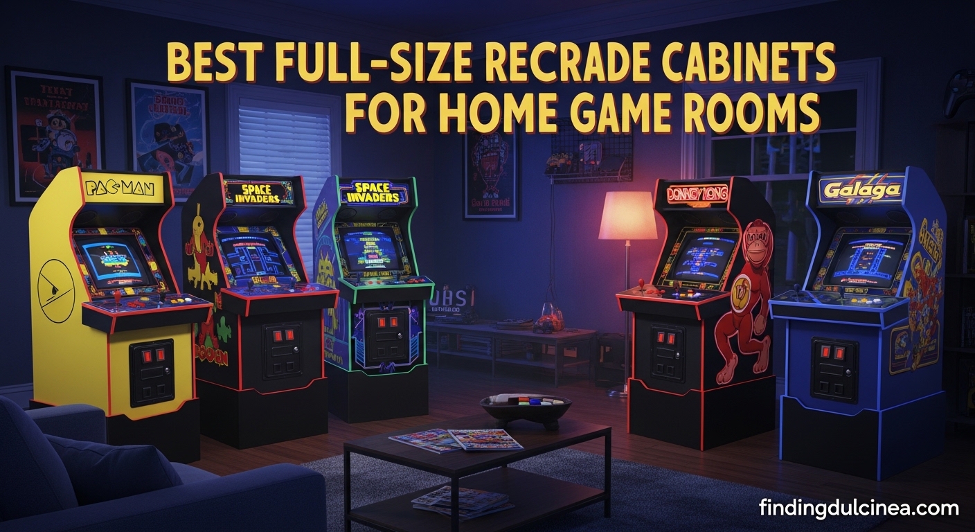 Best Full-Size Retro Arcade Cabinets for Home Game Rooms
