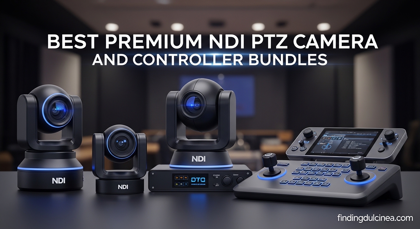 Best Premium NDI PTZ Camera and Controller Bundles