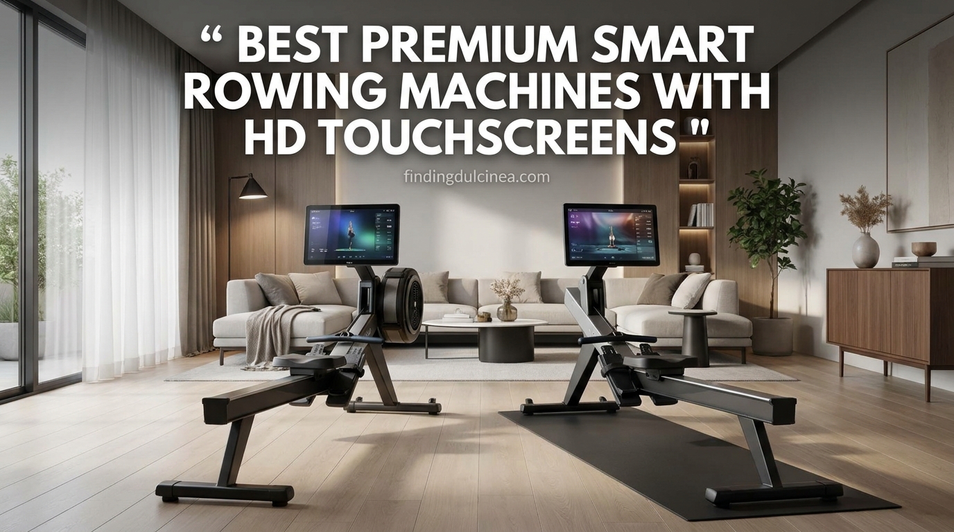Best Premium Smart Rowing Machines with HD Touchscreens