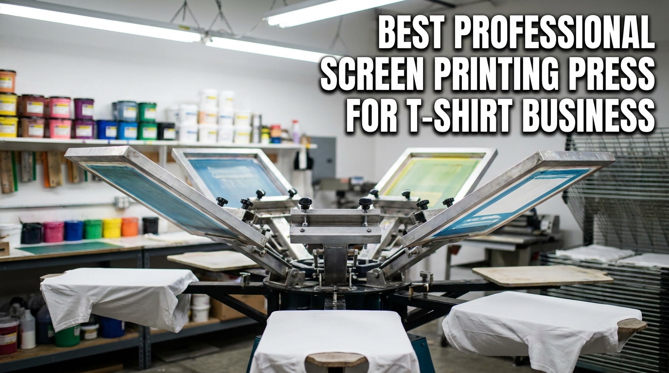 Best Professional Screen Printing Press for T-Shirt Business