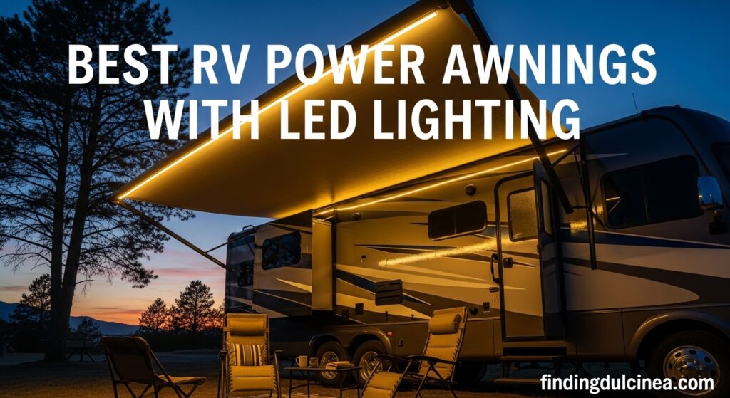 Current image: Best RV Power Awnings with LED Lighting