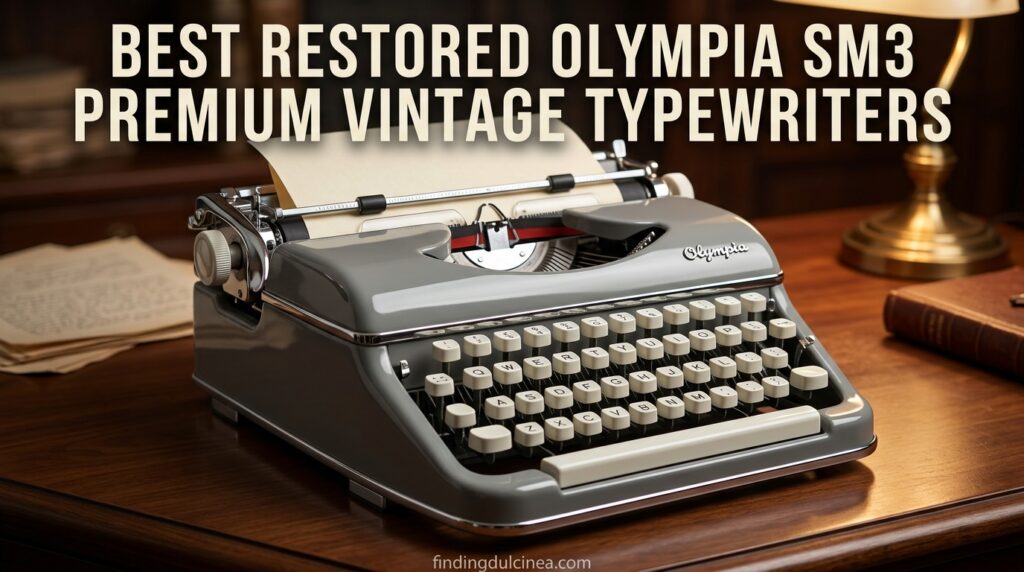 Current image: Best Restored Olympia SM3 Premium Vintage Typewriters