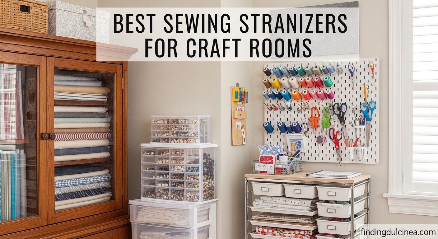 Best Sewing Storage Organizers for Craft Rooms