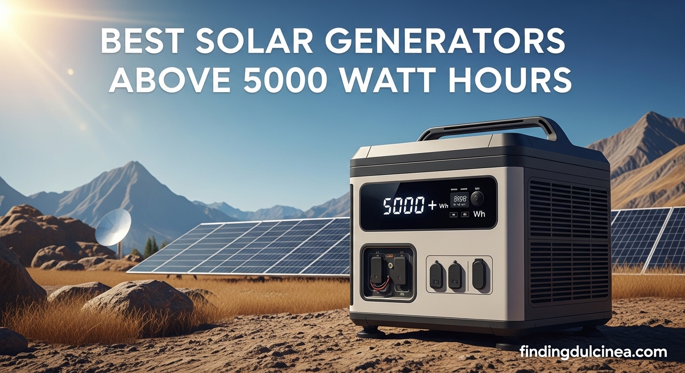 Best Solar Generators Above 5000 Watt Hours