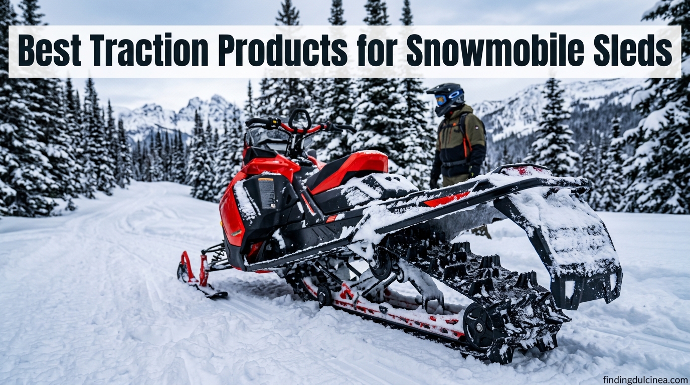 Best Traction Products for Snowmobile Sleds