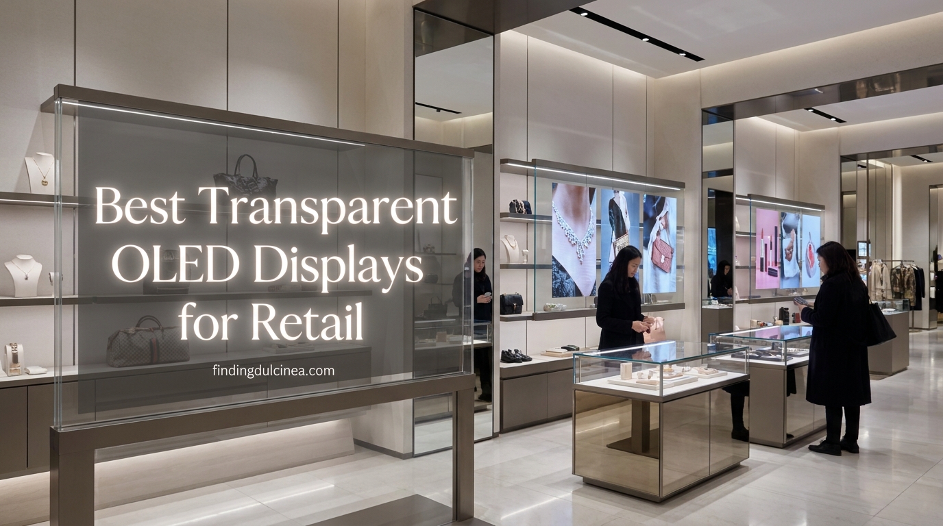 Best Transparent OLED Displays for Retail