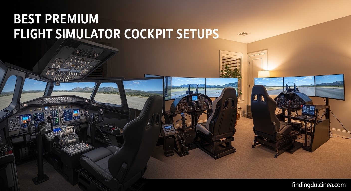 Best Premium Flight Simulator Cockpit Setups
