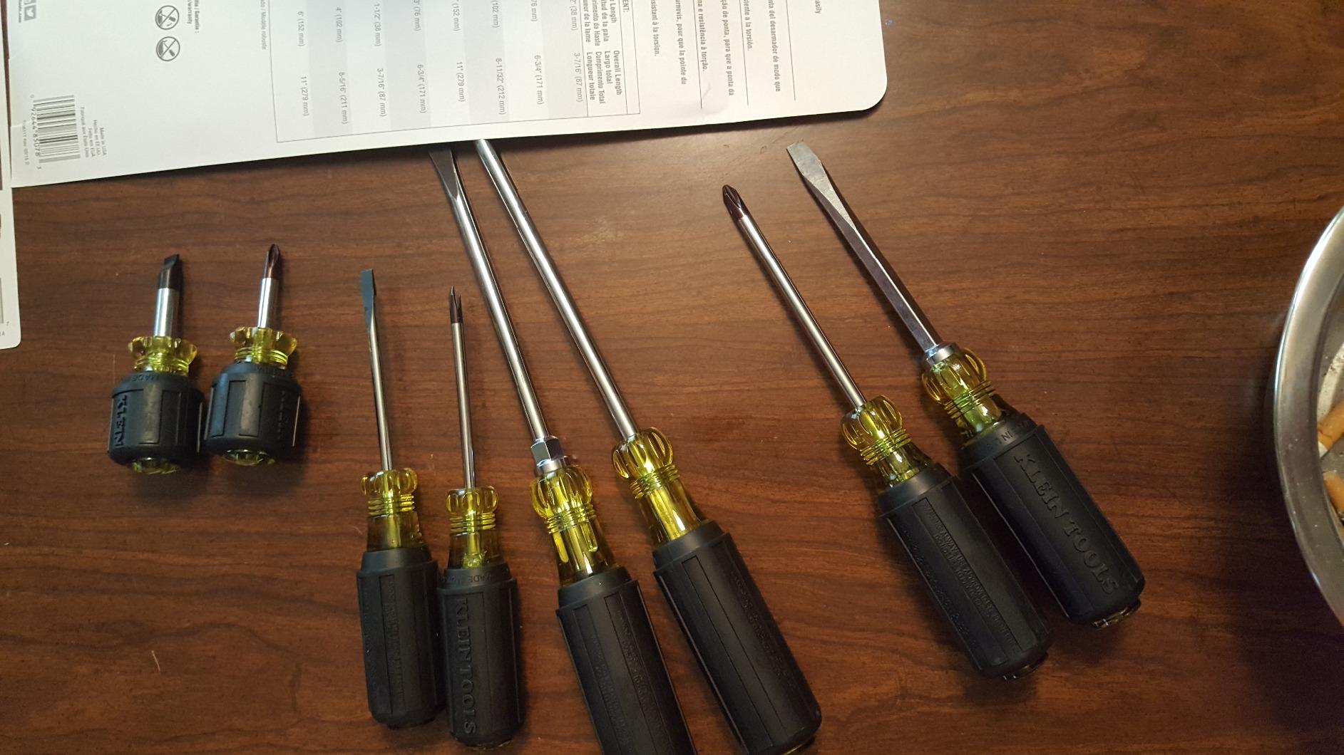 Klein Tools 85076 Screwdriver Set, Made in USA, 7-Piece customer photo 2