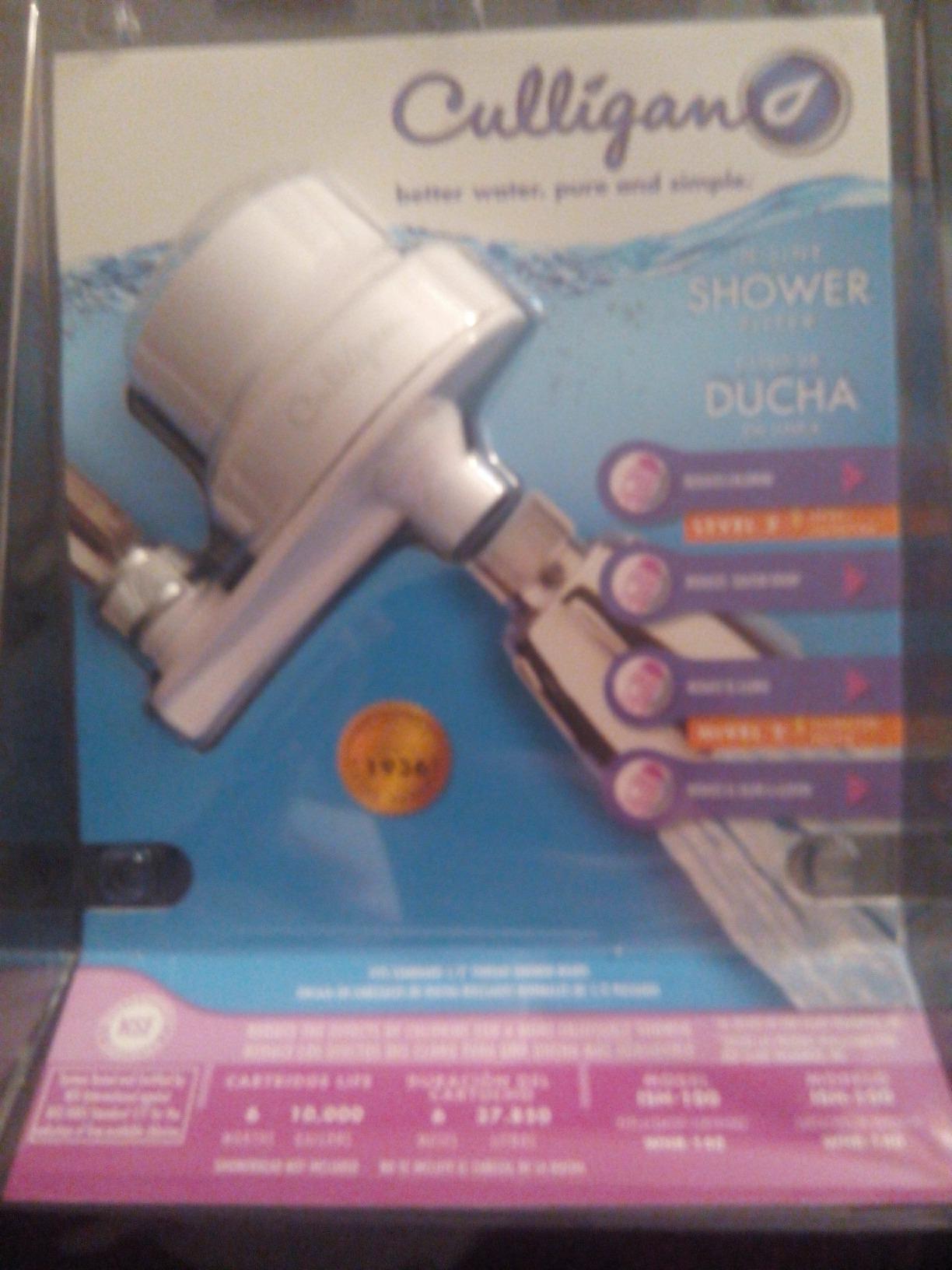 Culligan ISH-100 Inline Showerhead Filtration Attachment with Filter, 10,000 Gallon, White customer photo 1