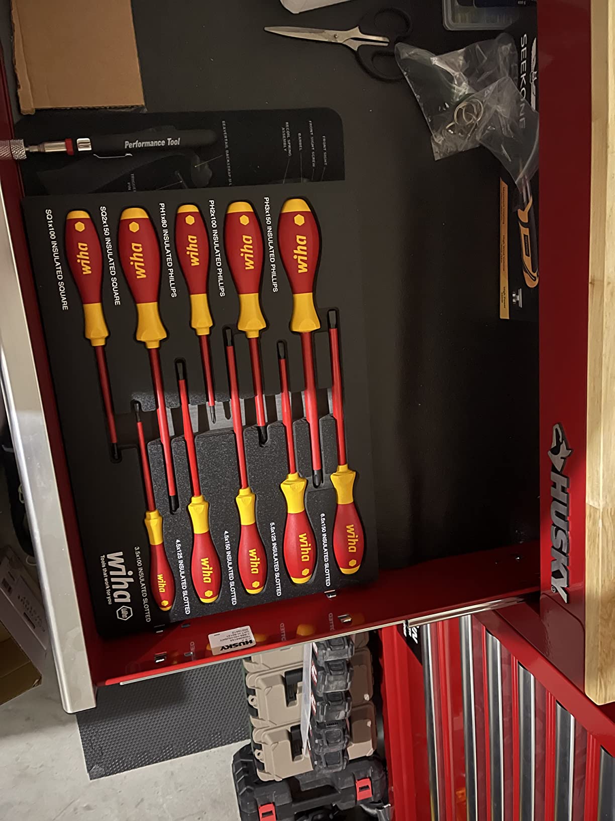 Wiha 32093 Slotted and Phillips Insulated Screwdriver Set, 1000V, 10-Piece customer photo 2