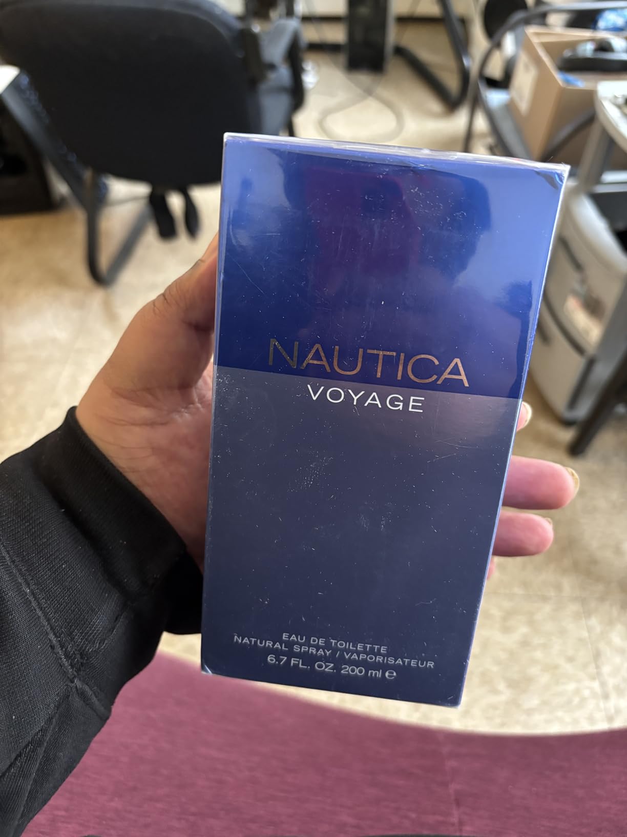 Nautica Voyage Eau De Toilette, Cologne and Fragrance For Men, Fresh, Romantic, Fruity Scent Woody, Aquatic Notes of Apple, Water Lotus, Cedarwood, and Musk Ideal Day Wear, Long Lasting 3.3Fl oz customer photo 1