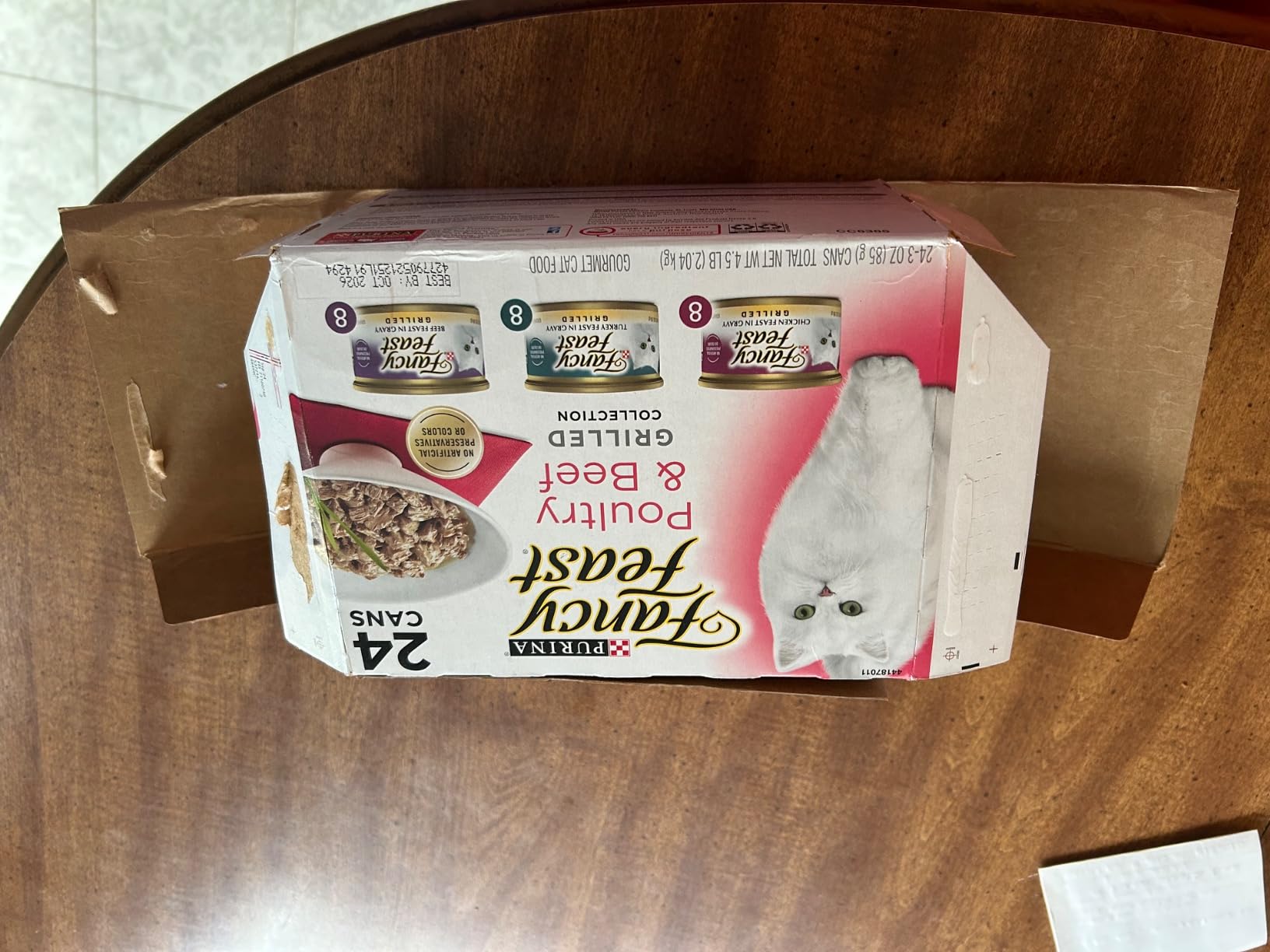 Purina Fancy Feast Grilled Wet Cat Food Poultry and Beef Collection Wet Cat Food Variety Pack - (Pack of 24) 3 oz. Cans customer photo 2