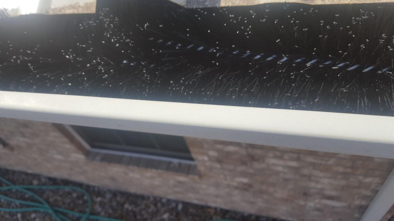 GutterBrush Gutter Guard for 5 Inch Gutters - 60 Ft DIY Leaf Filter Insert | 4.25