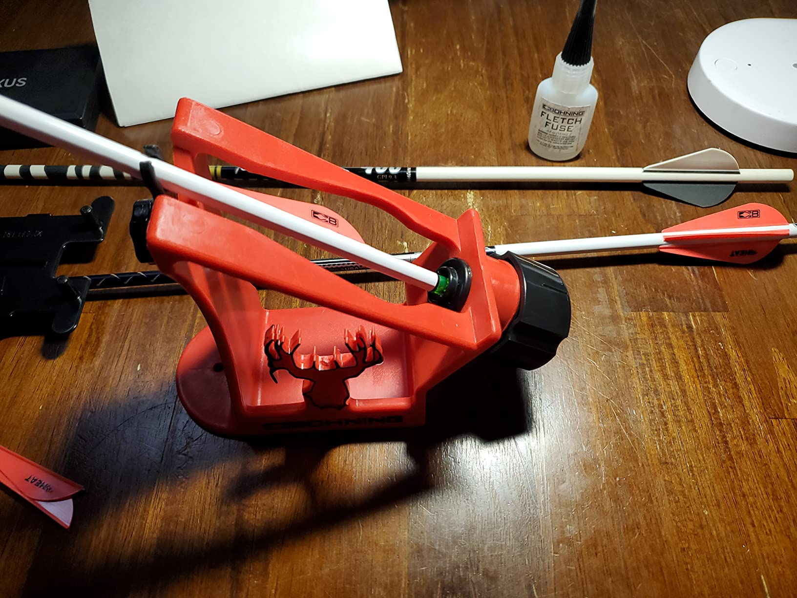 Bohning Blazer Helix Fletching Jig Red customer photo 1