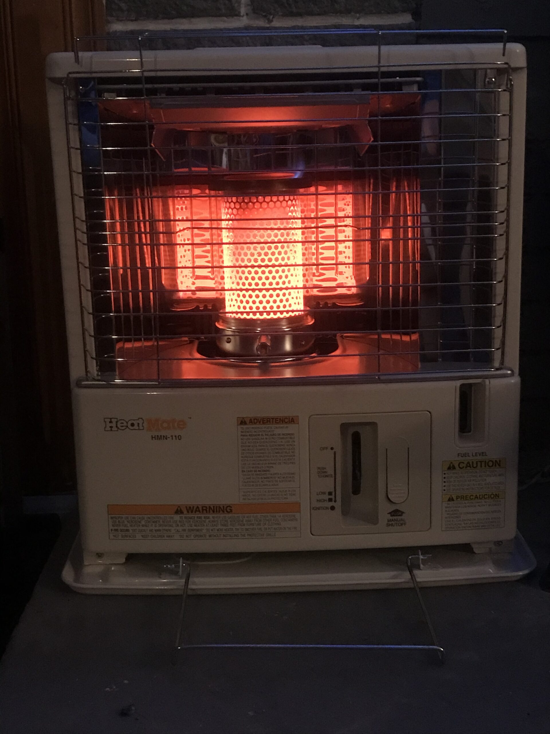 Sengoku HeatMate Indoor & Outdoor Portable Kerosene Oil Heater, 10,000 BTU, White customer photo 2