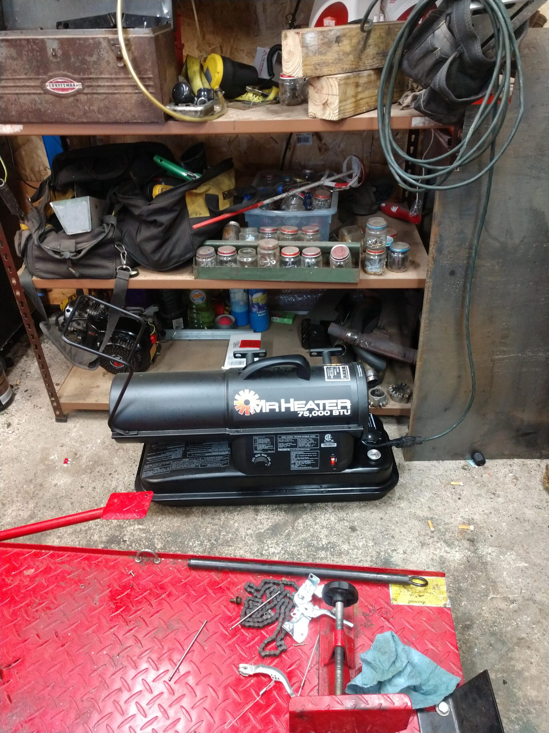 Mr. Heater 75,000 BTU Forced Air Kerosene Heater customer photo 1