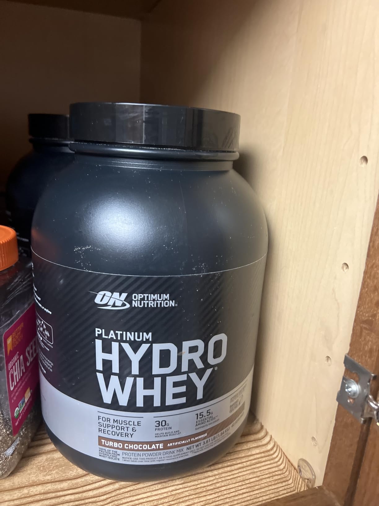 Optimum Nutrition Platinum Hydrowhey Protein Powder, 100% Hydrolyzed Whey Protein Isolate Powder, Turbo Chocolate, 40 Servings, 3.61 Pounds customer photo 1