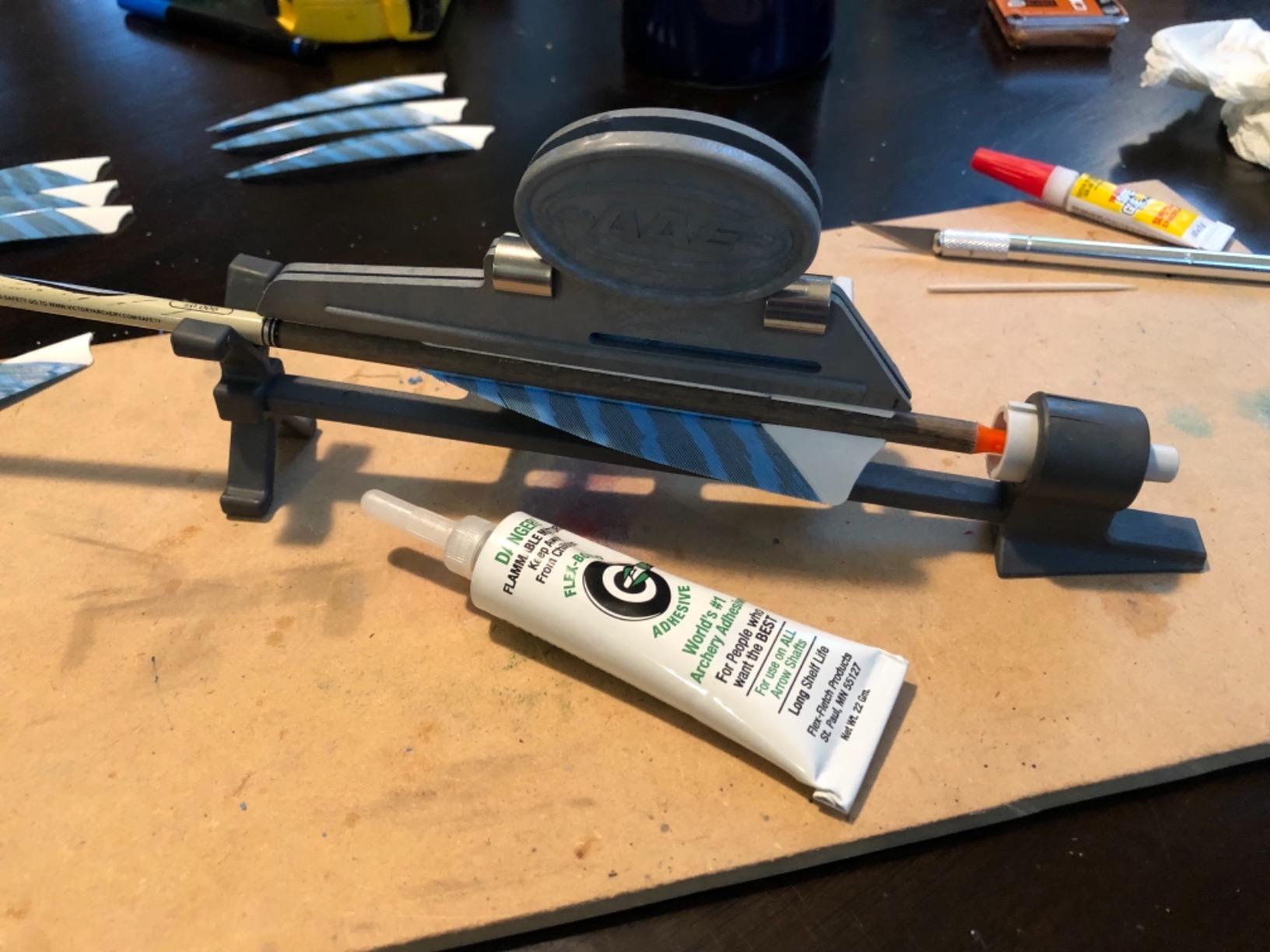 AAE Fletch III Fletching Jig Straight, Silver customer photo 1