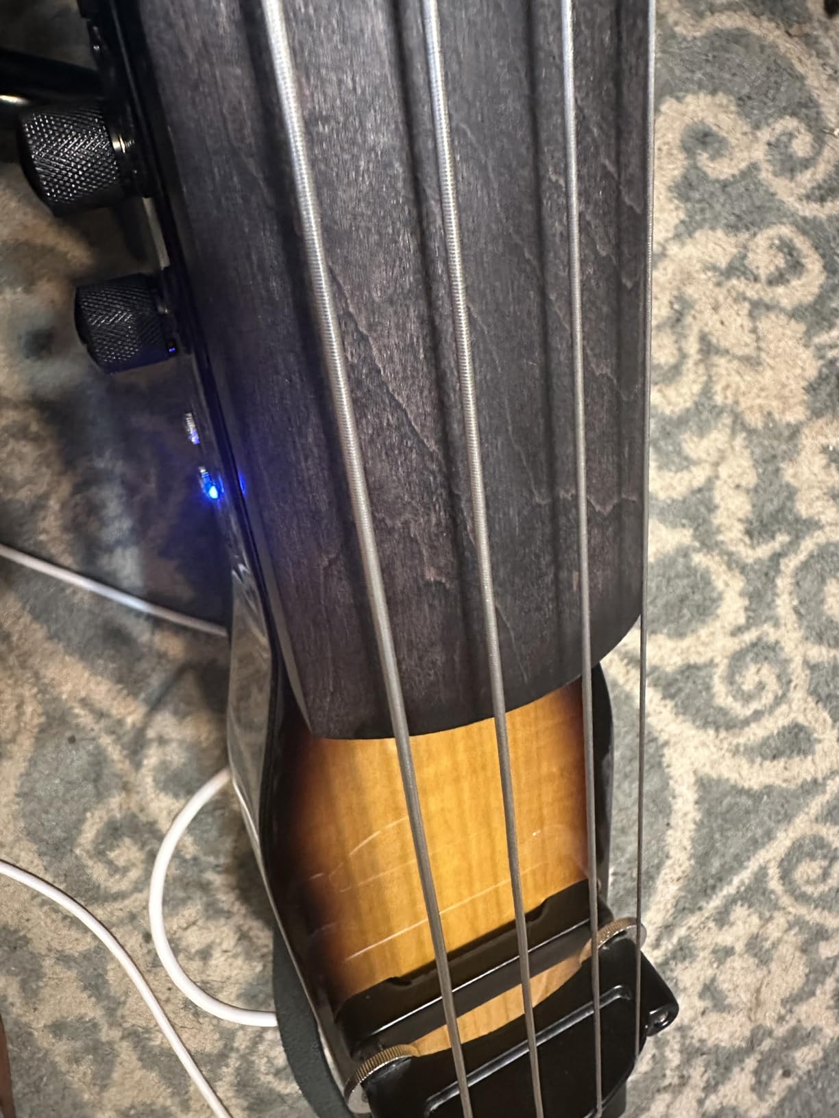 Stagg EDB-3/4 MBK Electric 3/4 Size Double Bass with Gig Bag Included - Metallic Black customer photo 1