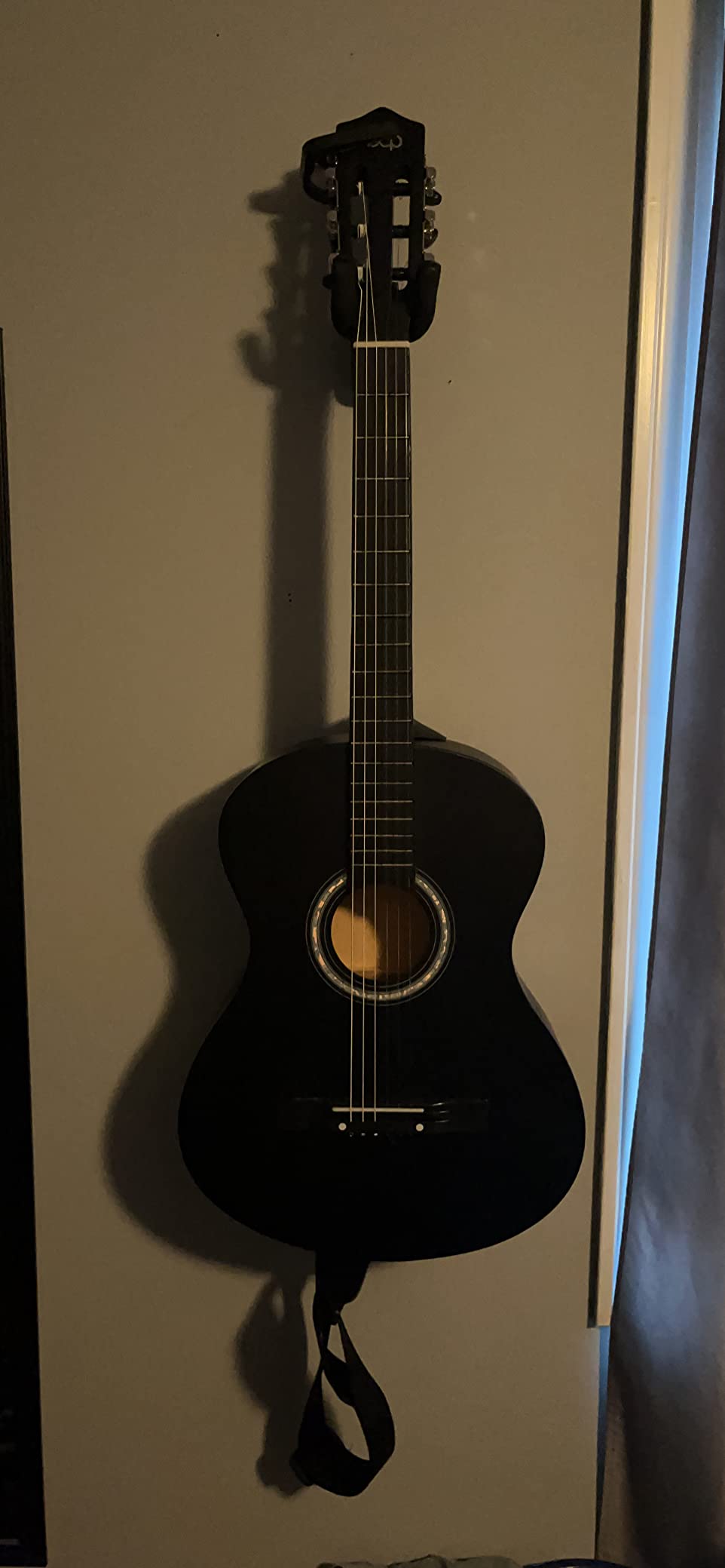Best Choice Products 38in Beginner All Wood Acoustic Guitar Starter Kit w/Gig Bag, 6 Picks, Nylon Strings, Strap w/Pick Holder - Matte Black customer photo 2