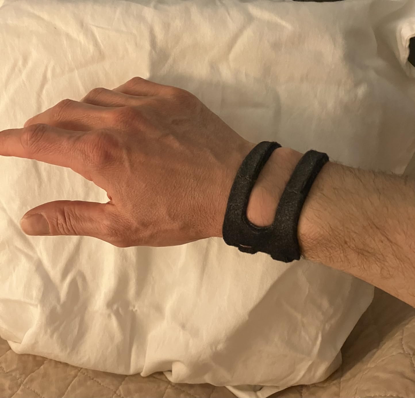 WristWidget Wrist Brace for TFCC Tears, One Size fits most. For Left and Right Wrists, Support for Weight Bearing Strain, Exercise customer photo 2