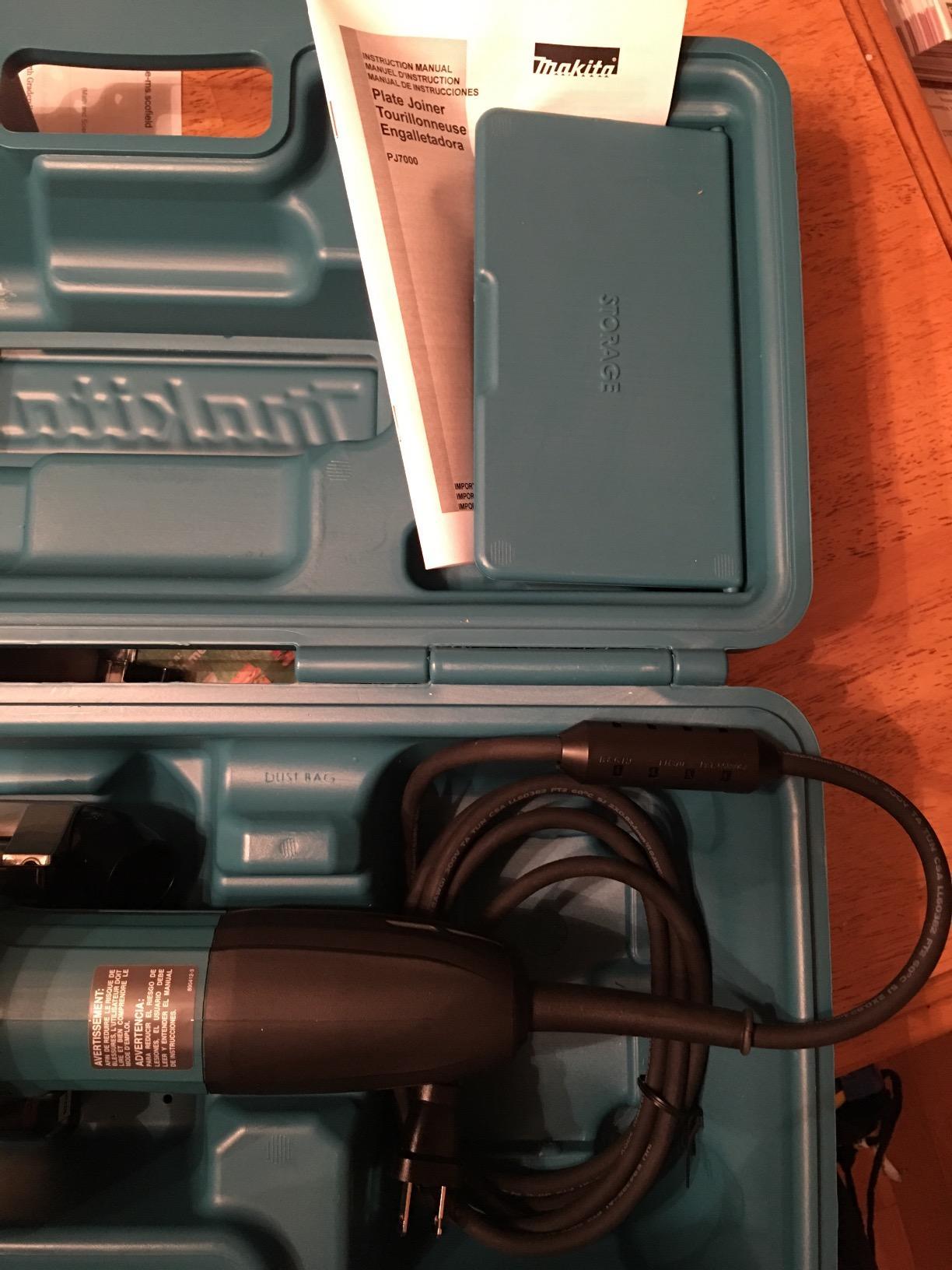 Makita PJ7000 Plate Joiner, Blue customer photo 2
