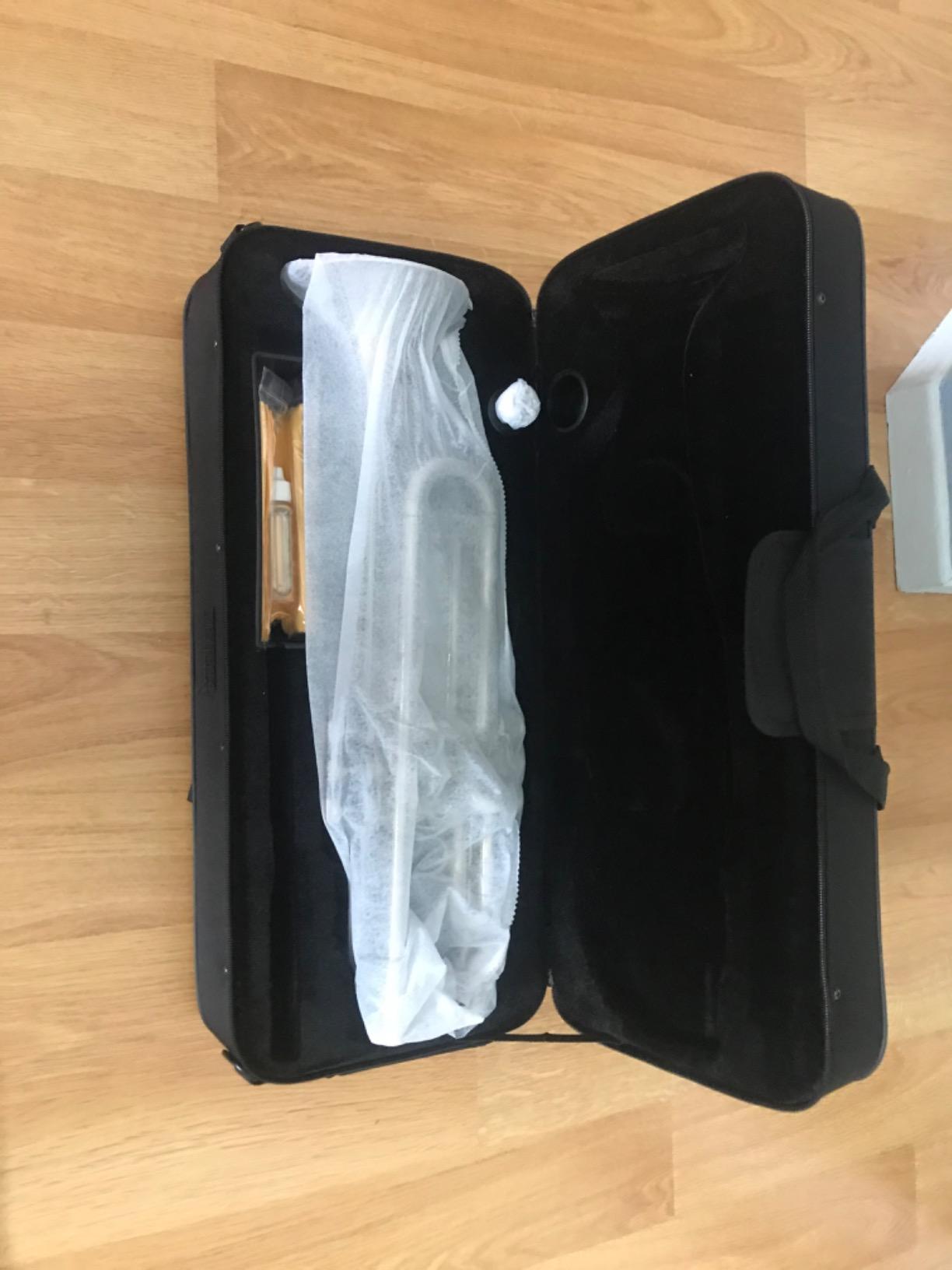 Jean Paul TR-330 Student Bb Trumpet, Two-Piece Yellow Brass Bell, Stainless Steel Valves, U.S. Play-Tested, Gold Lacquer Finish, 7C Mouthpiece and Semi-Hard Case Included customer photo 2